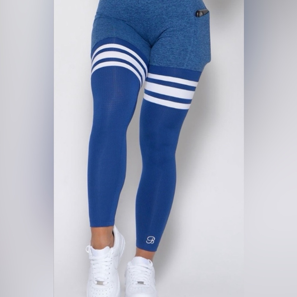 Blue Bombshell leggings,xs - Picture 2 of 10